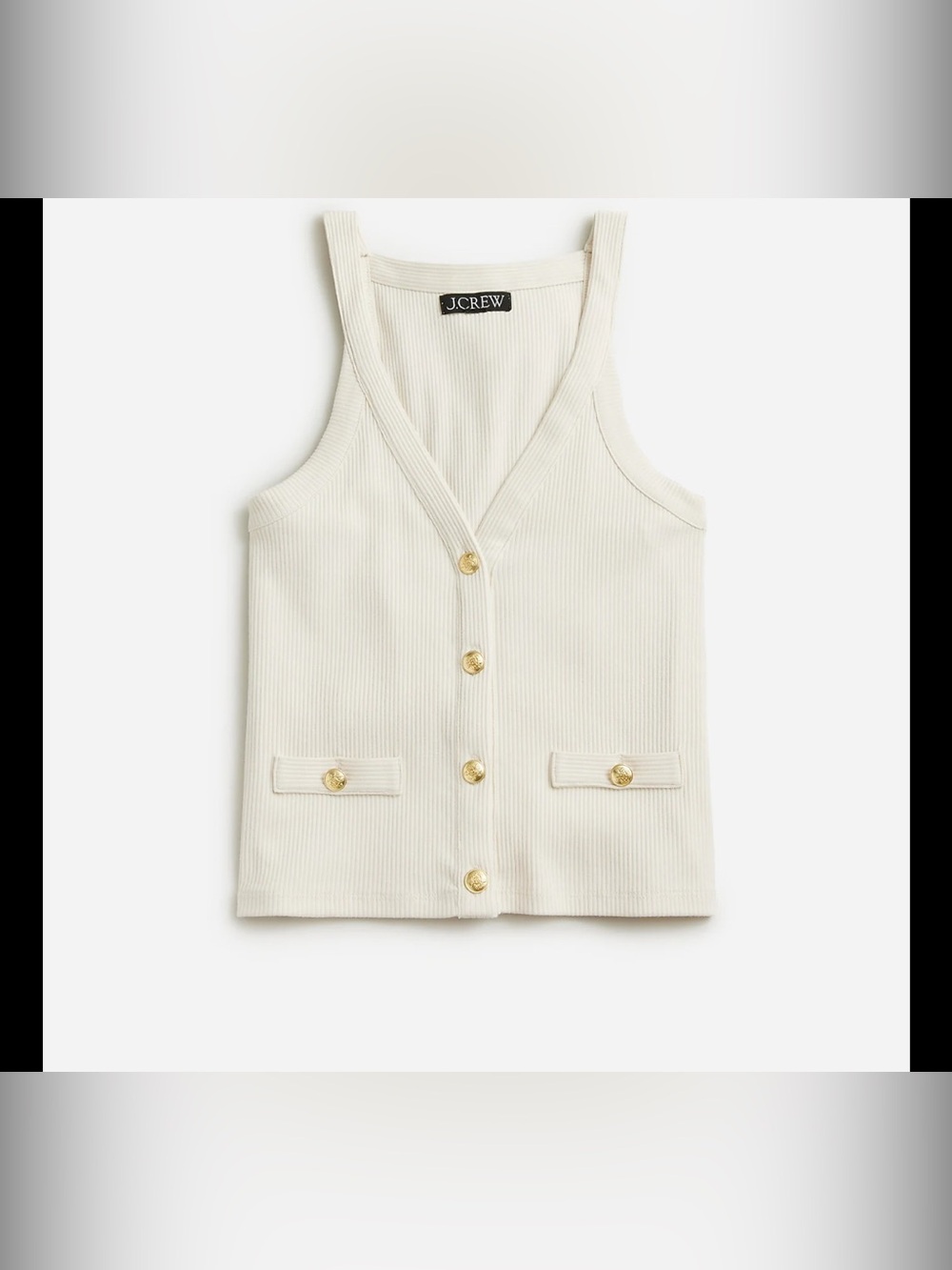 J. Crew Vintage rib lady tank top
